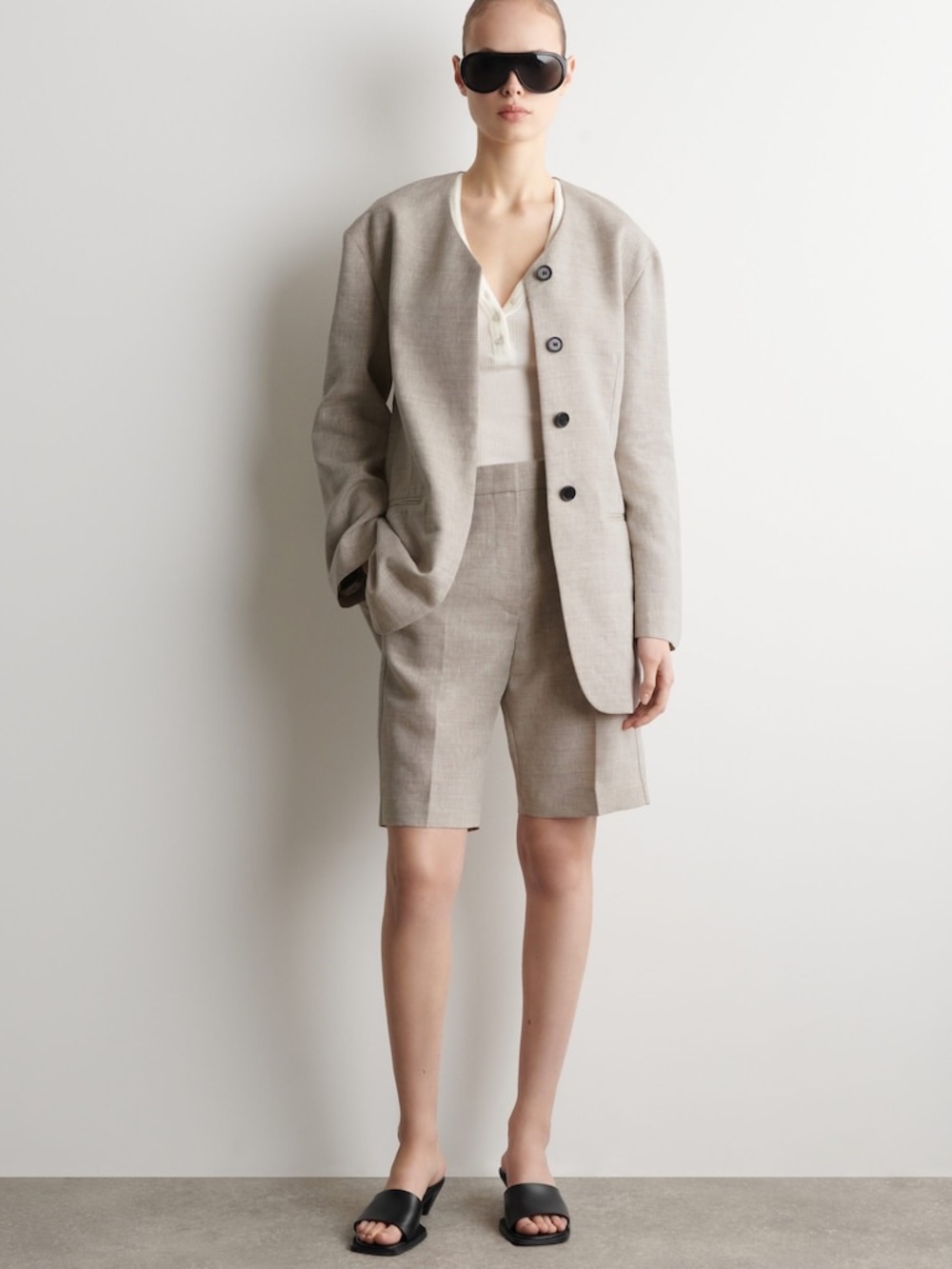 COS tailored Bermuda Shorts